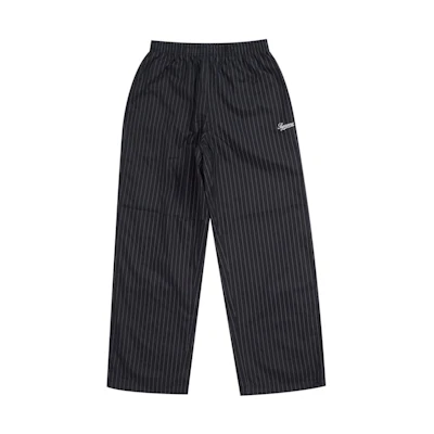 Supreme Reflective Pinstripe Track Pant Black