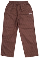 Supreme Reflective Pinstripe Track Pant Brown