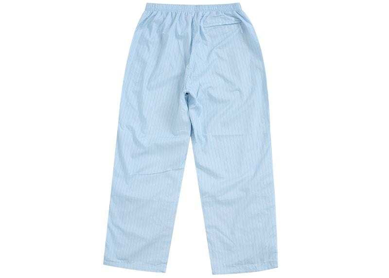 Supreme Reflective Pinstripe Track Pant Light Blue 圖 2