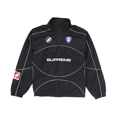 Supreme Reflective Piping Pullover Black