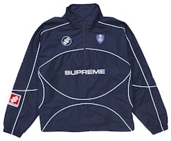 Supreme Reflective Piping Pullover Navy Supreme Reflective Piping Pullover Navy