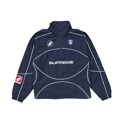 Supreme Reflective Piping Pullover Navy