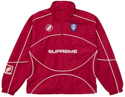 Supreme Reflective Piping Pullover Red Supreme Reflective Piping Pullover Red