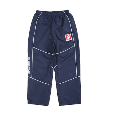Supreme Reflective Piping Track Pant Navy