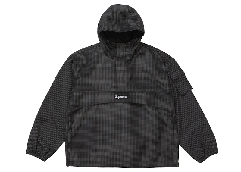 Supreme Reflective Ripstop Anorak Black