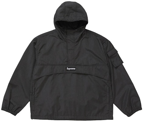 Supreme Reflective Ripstop Anorak Black Buy Supreme Reflective Ripstop Anorak Black