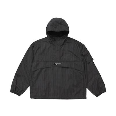 Supreme Reflective Ripstop Anorak Black