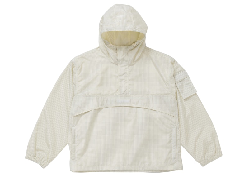 Supreme Reflective Ripstop Anorak White