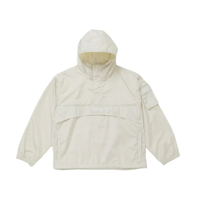 Supreme Reflective Ripstop Anorak White
