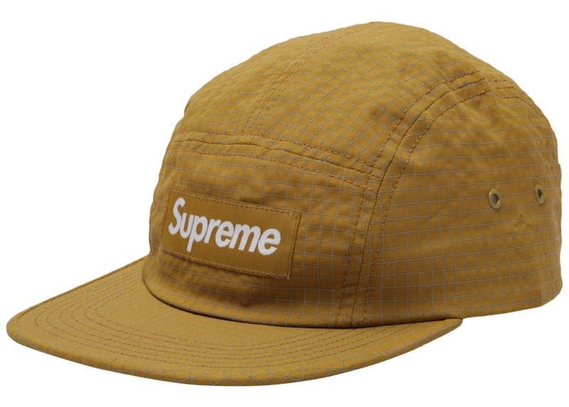 Buy Supreme Gorra Camp Reflectiva Ripstop Oro