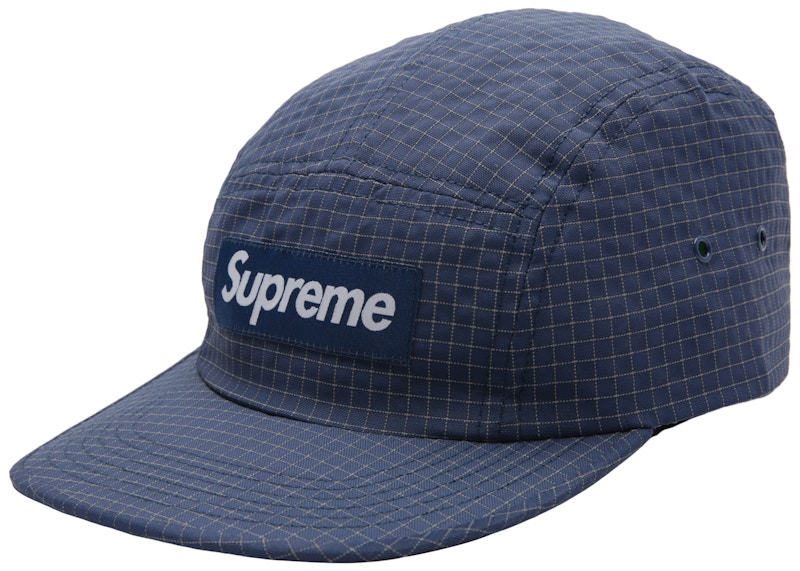 Buy Supreme 反光裂紋露營帽 淺海軍藍