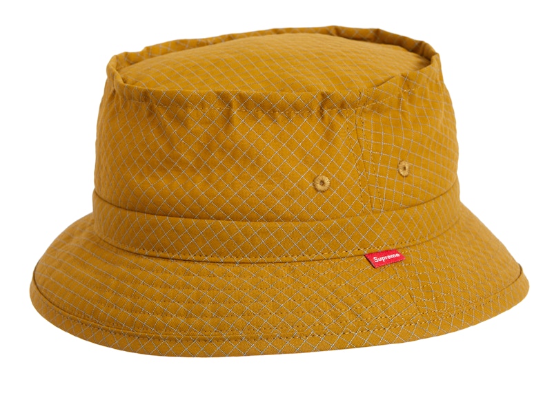 Buy Supreme 反光防撕裂低檐圓邊帽 - 金色