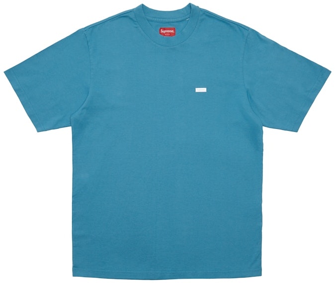 supreme-reflective-small-box-tee-dusty-blue