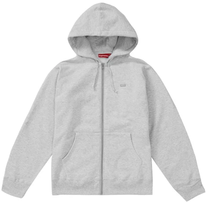 Buy Supreme Reflective Small Box Zip Up Sweatshirt Ash Grey Buy Supreme Reflective Small Box Zip Up Sweatshirt Ash Grey