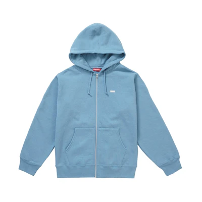 Supreme Reflective Small Box Zip Up Sweatshirt Dusty Blue