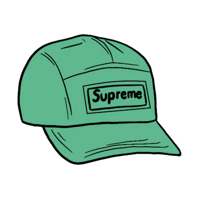 Supreme Reflective Speckled Camp Cap Green