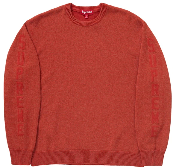 supreme-reflective-sweater-orange