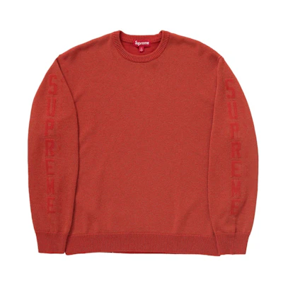 Supreme Reflective Sweater Orange