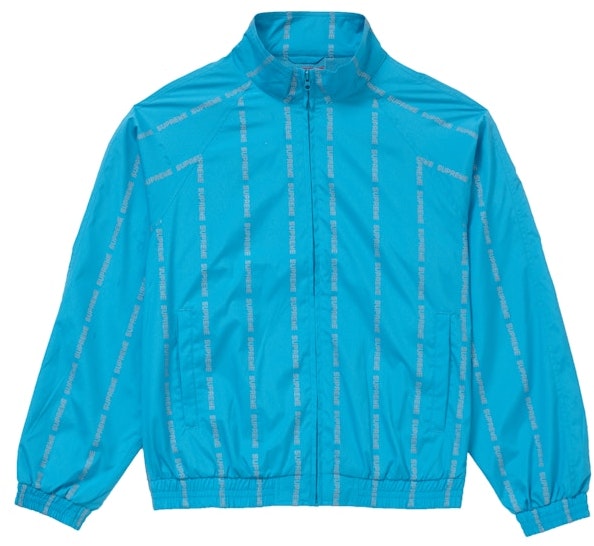 supreme-reflective-text-track-jacket-blue