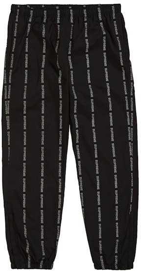 supreme-reflective-text-track-pant-black