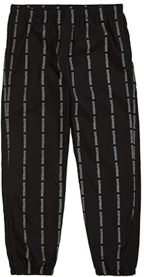 Supreme反光字样黑色运动裤 Buy Supreme反光字样黑色运动裤