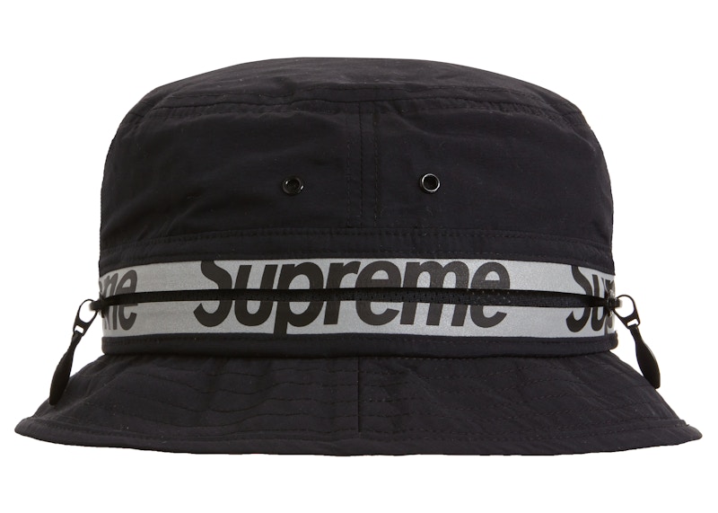 Order 슈프림 리플렉티브 지퍼 크러셔 블랙 
