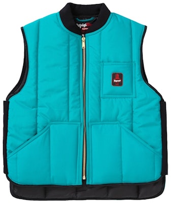 Supreme RefrigiWear 保温防寒马甲 明亮蓝绿色 Buy Supreme RefrigiWear 保温防寒马甲 明亮蓝绿色