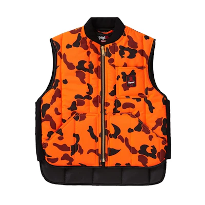 Supreme RefrigiWear Insulated Iron-Tuff Vest Orange Camo