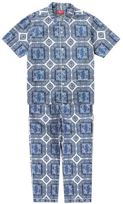 Supreme Regency Pajama Set 'Blue' Buy Supreme Regency Pajama Set 'Blue'