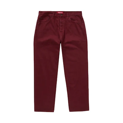 Supreme Regular Jean (FW24) Red