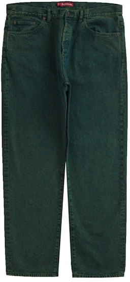 supreme-regular-jean-ss-23-overdyed-green