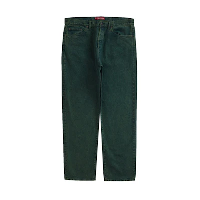 Supreme Regular Jean (SS23) Overdyed Green
