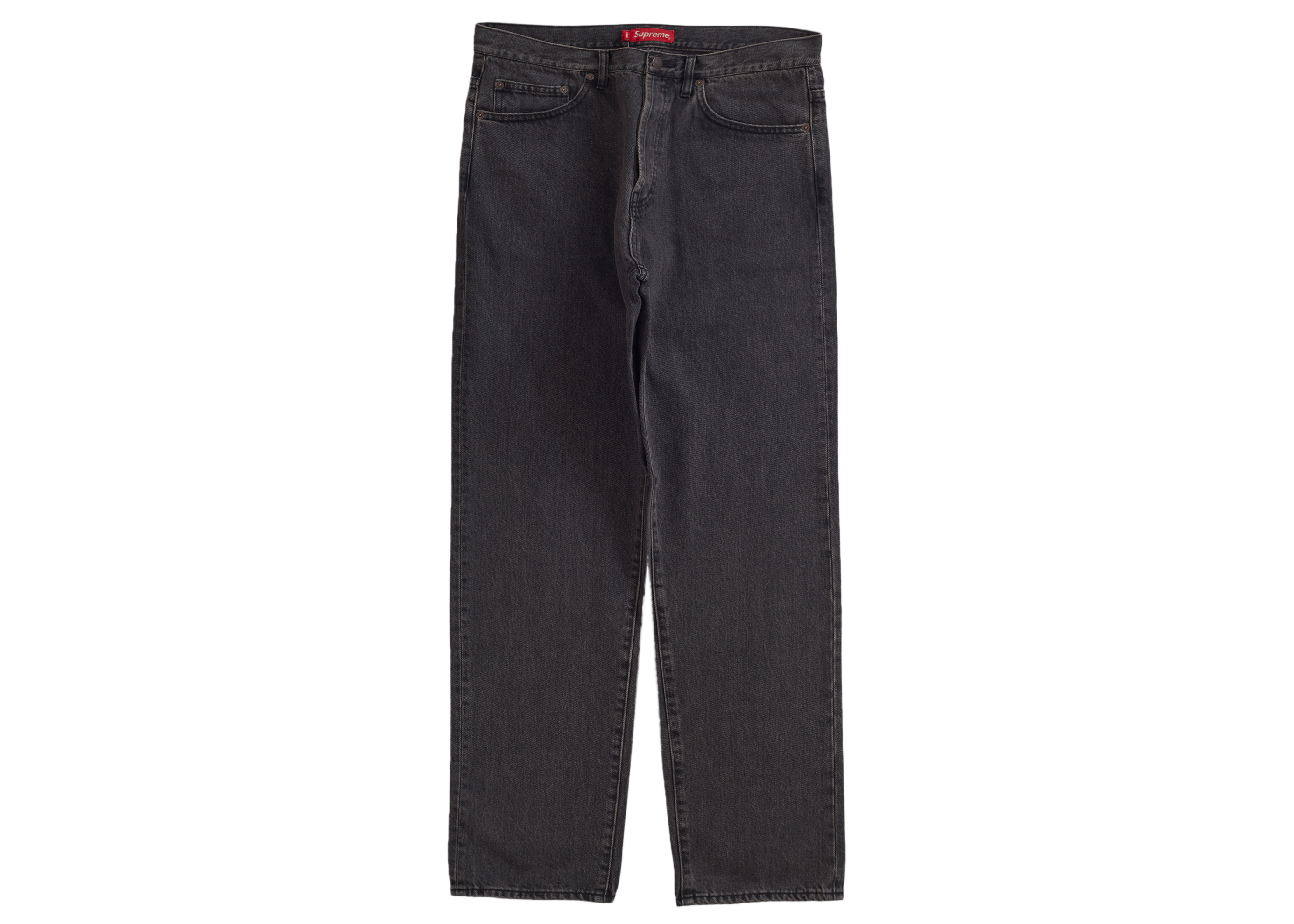 Supreme Regular Jean (SS23) Washed Black - Novelship