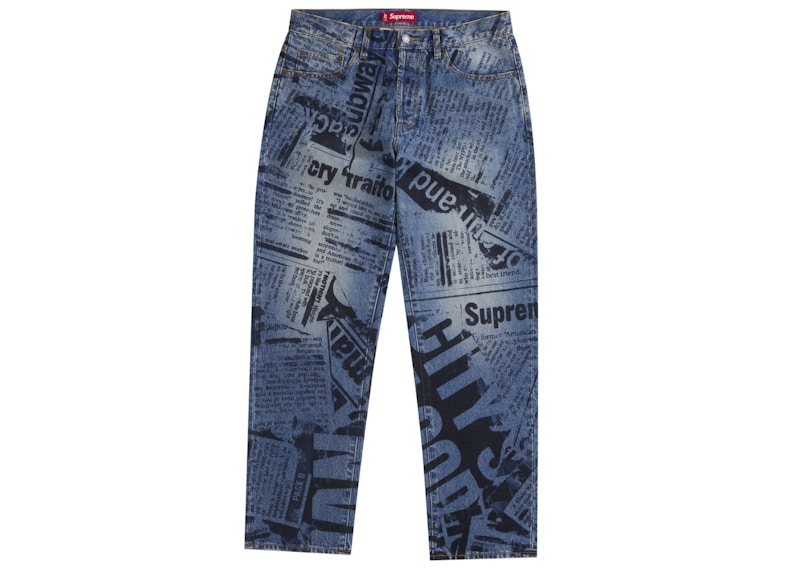 Supreme Regular Jean (SS25) Newspaper
