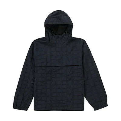 Supreme Repeat Stitch Anorak Black