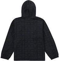 Order Supreme 重複縫線連帽防風外套 黑色