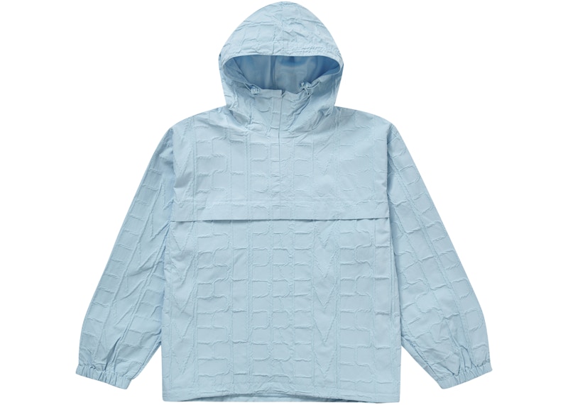 Supreme Repeat Stitch Anorak Light Blue