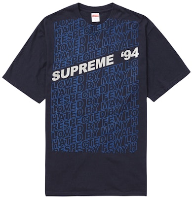 Supreme 尊敬T恤 海军蓝 Buy Supreme 尊敬T恤 海军蓝