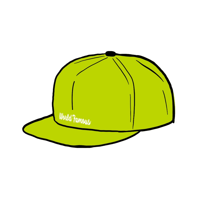 Supreme Reverse Box Logo New Era Bright Yellow