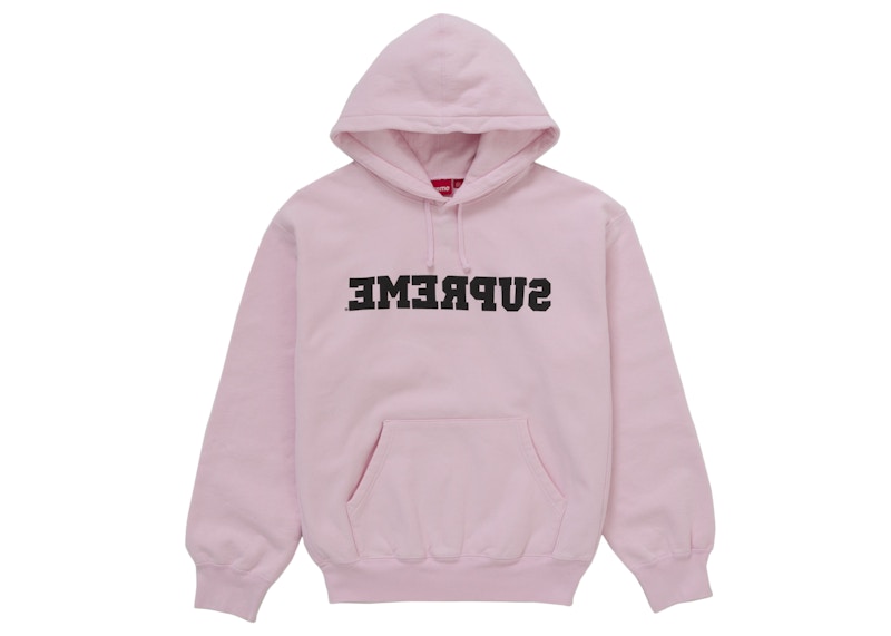 Supreme Reverse Hooded Sweatshirt (SS25) Pink