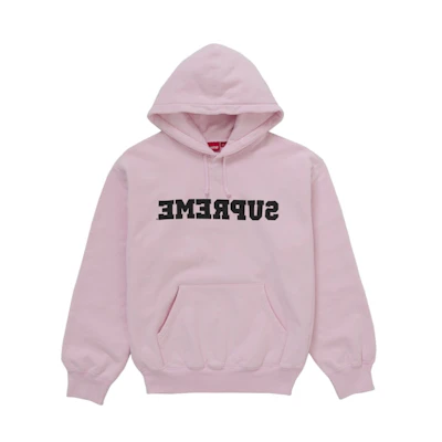 Supreme Reverse Hooded Sweatshirt (SS25) Pink