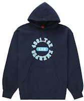 Buy Supreme Satin Appliqué Hooded Sweatshirt Navy - Novelship Buy Supreme Satin Appliqué Hooded Sweatshirt Navy - Novelship