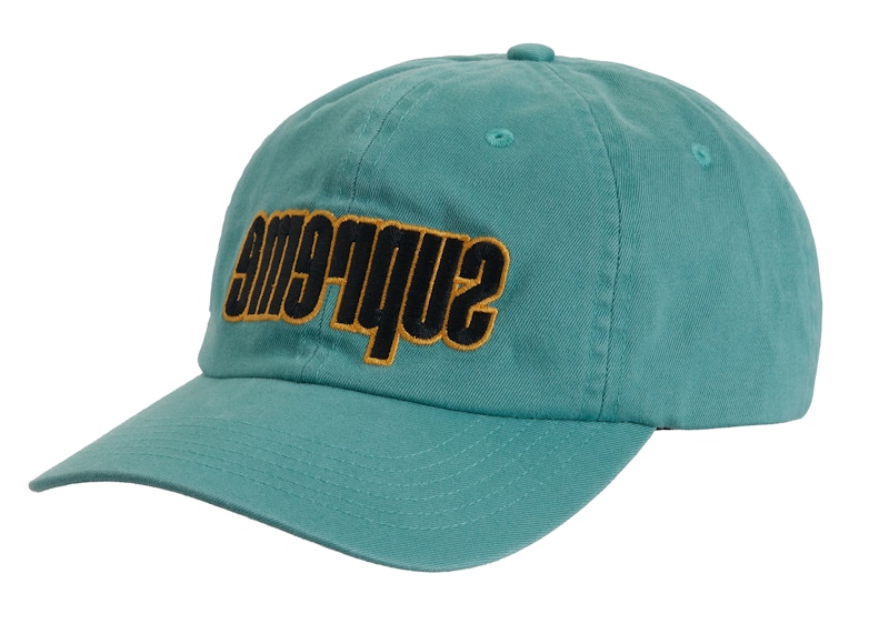 Supreme Reverse Logo 6-Panel Light Green (FW21) 圖 1