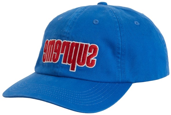 Supreme Reverse Logo 6-Panel Royal (FW21) Topi Biru الملكة Buy Supreme Reverse Logo 6-Panel Royal (FW21) Topi Biru الملكة