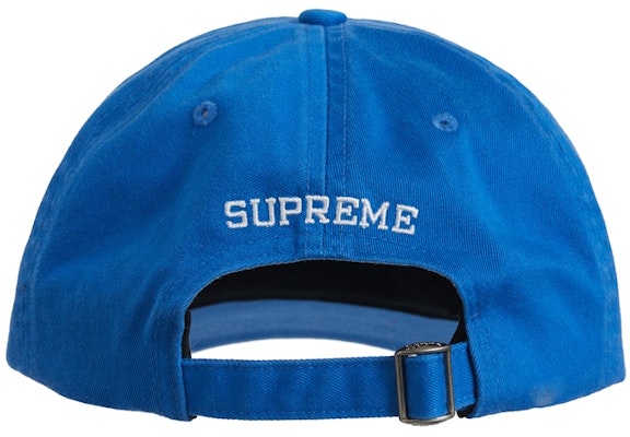 Supreme Reverse Logo 6-Panel Royal (FW21) Topi Biru الملكة Order Supreme Reverse Logo 6-Panel Royal (FW21) Topi Biru الملكة