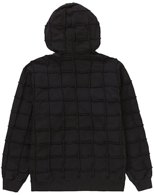 Supreme Reverse Patchwork Zip Up Hooded Sweatshirt Black Order Supreme Reverse Patchwork Zip Up Hooded Sweatshirt Black