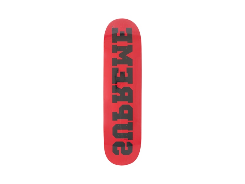 Supreme Reverse Skateboard Deck Red