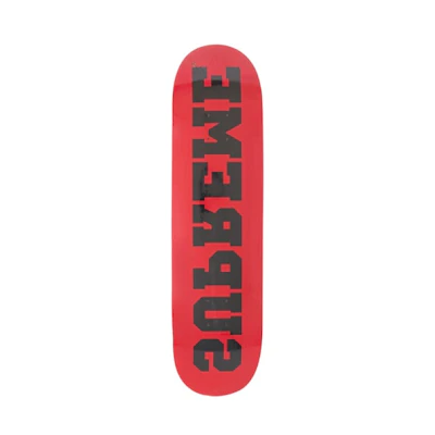Supreme Reverse Skateboard Deck Red