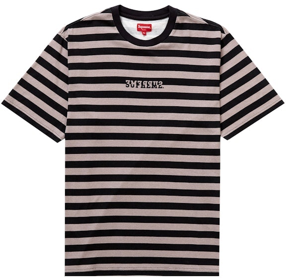 supreme-reverse-stripe-s-s-top-black