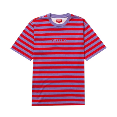 Supreme Reverse Stripe S/S Top Red